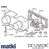 Matki EXN O Elixir New Classic Exposed Concealed Single Outlet Shower Mixer Dimension